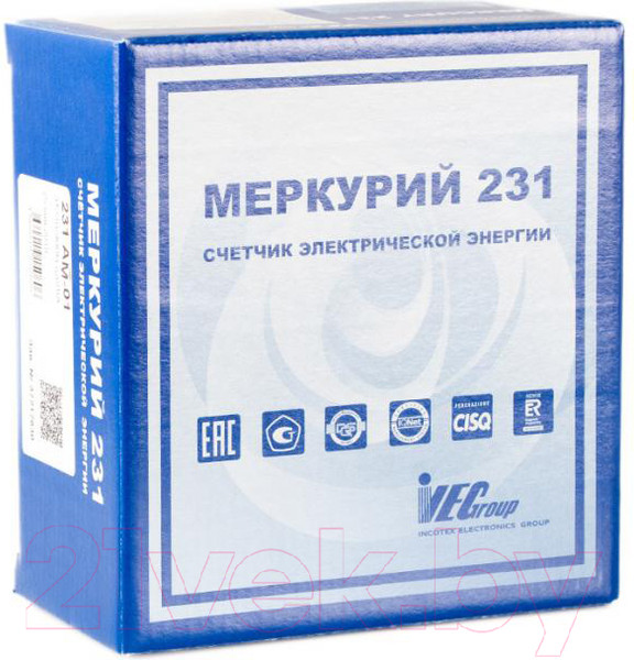 Изображение товара Счетчик электроэнергии индукционный Меркурий 231 AM-01 MER231AM
