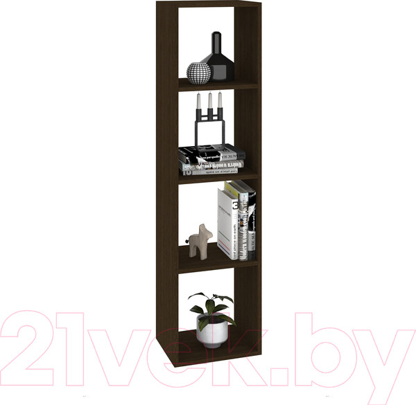 Изображение товара Стеллаж Кортекс-мебель Дельта-4 36x140 (венге)