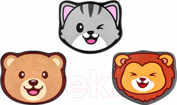 Изображение товара Коврик для ванной Roxy-Kids С эффектом памяти Антискользящий Мишка 50x60 / RBMT-001