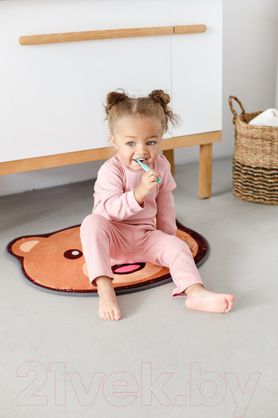 Изображение товара Коврик для ванной Roxy-Kids С эффектом памяти Антискользящий Мишка 50x60 / RBMT-001