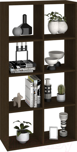 Изображение товара Стеллаж Кортекс-мебель Дельта-8 71x140 (венге)