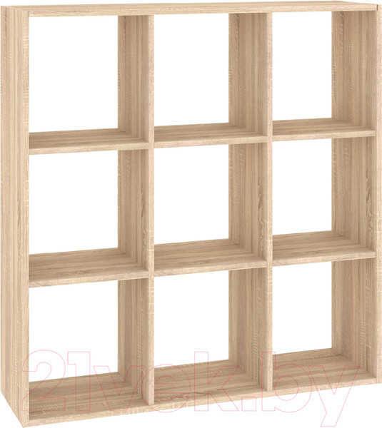 Изображение товара Стеллаж Кортекс-мебель Дельта-9 105x105 (дуб сонома)