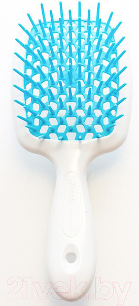 Изображение товара Расческа-массажер Janeke Superbrush Small 56SP234TSE (белый/голубой)