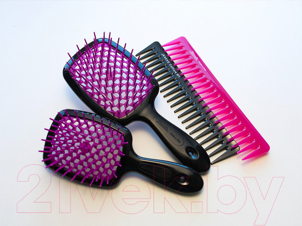 Изображение товара Расческа-массажер Janeke Superbrush Small 71SP234FUX (черный/фиолетовый)