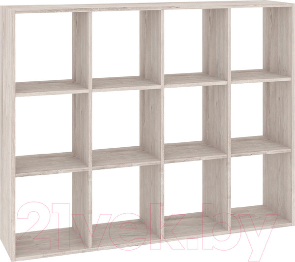 Изображение товара Стеллаж Кортекс-мебель Дельта-12 140x105 (дуб монтерей)