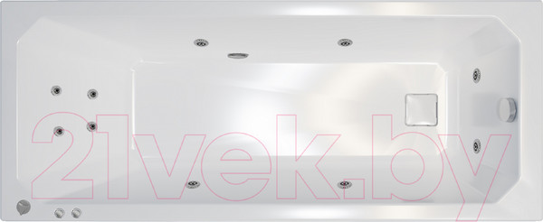 Изображение товара Ванна акриловая Triton Прага 180x80 Стандарт Flat (с гидромассажем)