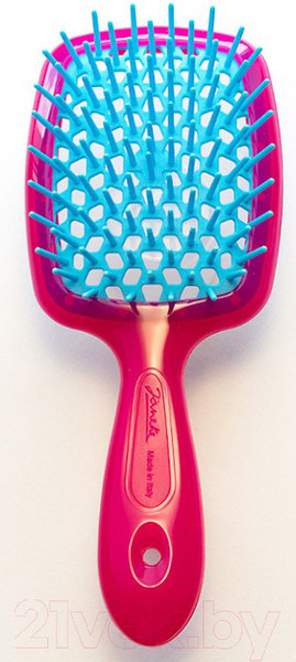 Изображение товара Расческа-массажер Janeke Superbrush Small 86SP234FUX (малиновый/голубой)