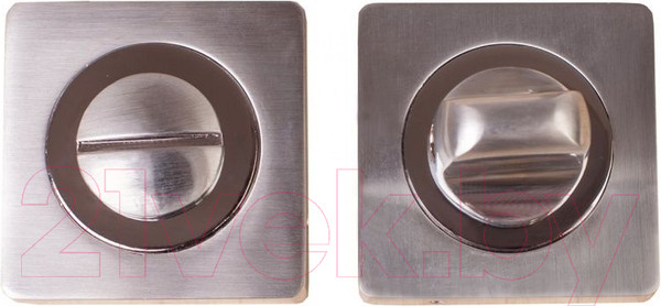 Изображение товара Фиксатор дверной защелки Puerto INBK AL 02 SC/CP (хром матовый/хром блестящий)