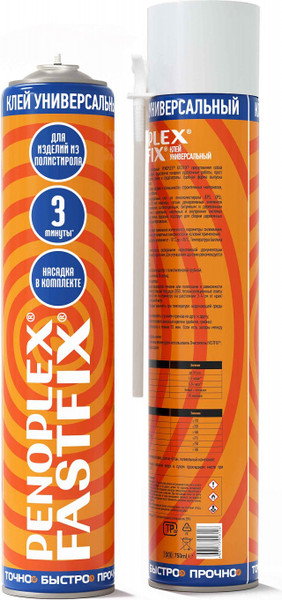 Изображение товара Клей-пена Пеноплэкс Fastfix (750мл)