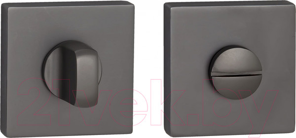 Изображение товара Фиксатор дверной защелки Puerto INBK AL 03 MBN (матовый черный никель)