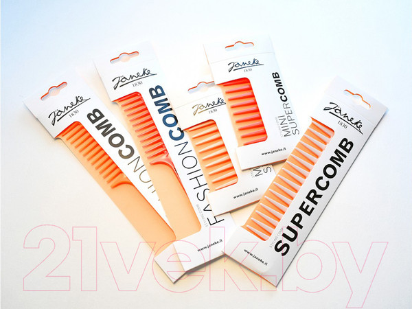 Изображение товара Расческа Janeke Mini Supercomb 93872ARA (бледно-персиковый)