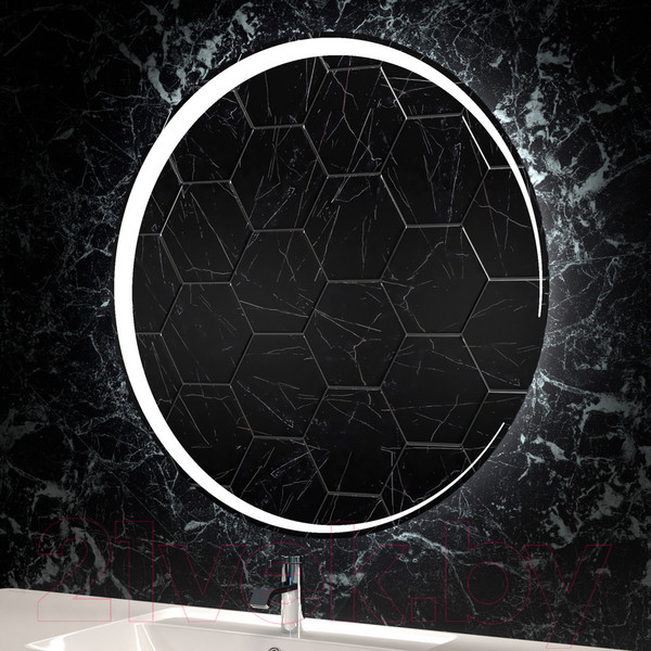 Изображение товара Зеркало Пекам Luna 71x71 / Luna-71x71s (с подсветкой, с сенсором)