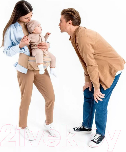 Изображение товара Эрго-рюкзак Amarobaby Carry / AB22-30CARRY/03 (бежевый)