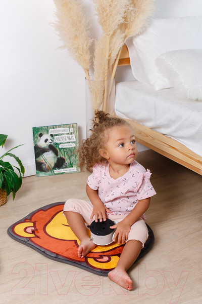 Изображение товара Коврик для ванной Roxy-Kids С эффектом памяти Антискользящий Лев 50x60 / RBMT-004