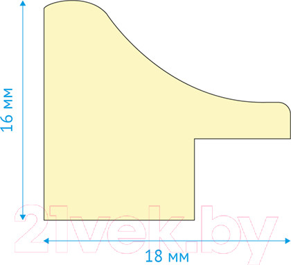 Изображение товара Рамка OfficeSpace №2 / 296643 (мокко)