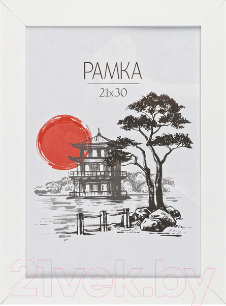 Изображение товара Рамка OfficeSpace Trend / РМДФ_38444 (белый)