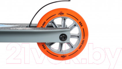 Изображение товара Самокат трюковый Ateox Fox 2022 100mm PL HIC (3.2кг, серый/оранжевый)