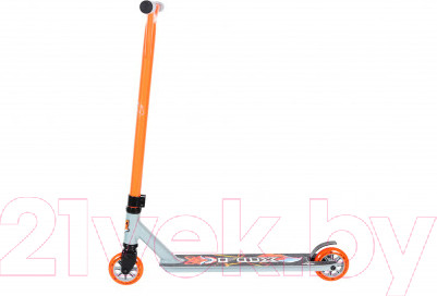 Изображение товара Самокат трюковый Ateox Fox 2022 100mm PL HIC (3.2кг, серый/оранжевый)