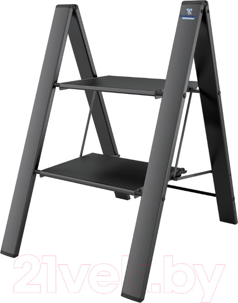 Изображение товара Лестница-стремянка COLOMBO Leonardo 2 / G300A02W (черный)