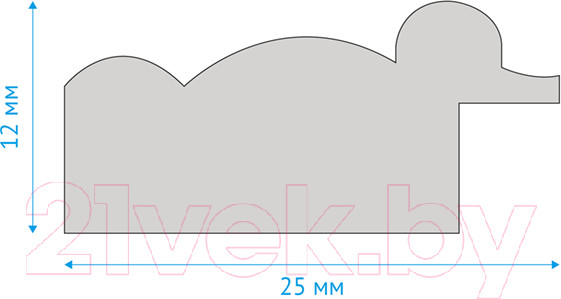 Изображение товара Рамка OfficeSpace №7 / РП_6294 (бронзовый)