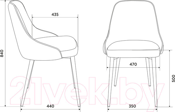 Изображение товара Стул Бюрократ KF-5 (молочный Velvet 20)