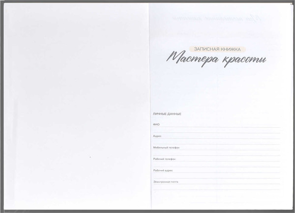 Изображение товара Записная книжка Феникс+ Красавица / 58140