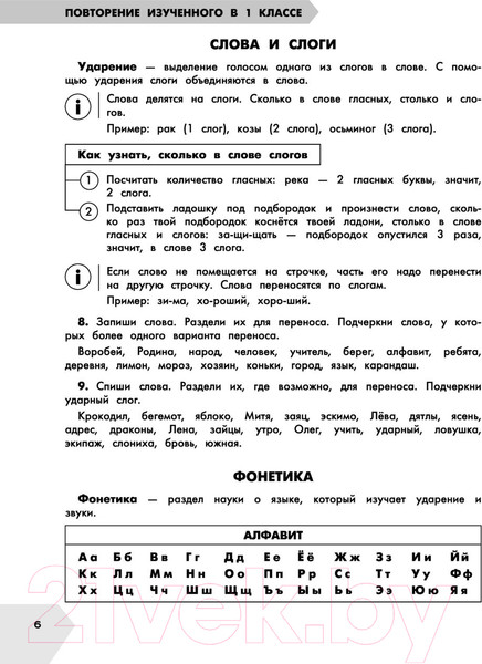 Изображение товара Учебное пособие АСТ Русский язык в схемах и таблицах. Все темы школьного курса 2 кл (Узорова О.В., Нефедова Е.А.)