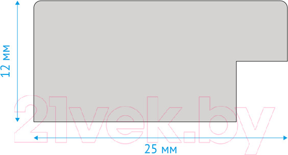 Изображение товара Рамка OfficeSpace №10 / 234009 (черный)