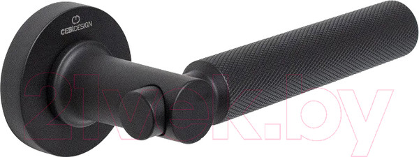 Изображение товара Ручка дверная Cebi Troy Diamond МР24 (алмаз, черный)