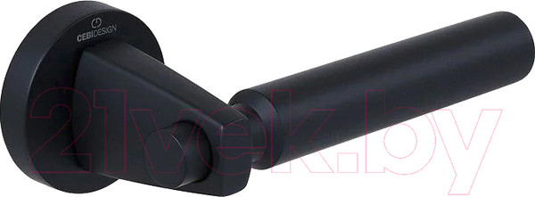Изображение товара Ручка дверная Cebi Hana Smooth МР24 (гладкая, черный)
