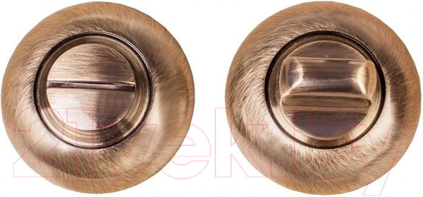 Изображение товара Фиксатор дверной защелки Puerto INBK AL 08 AB (бронза античная)