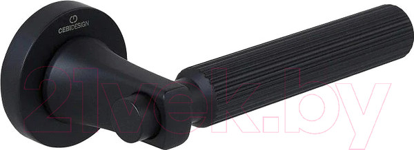 Изображение товара Ручка дверная Cebi Joon Striped МР24 (в полоску, черный)