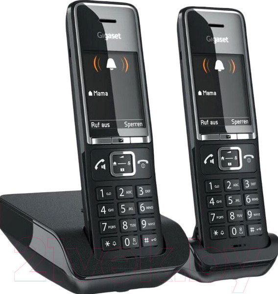 Изображение товара Беспроводной телефон Gigaset 550 Duo Rus / L36852-H3001-S304 (черный)