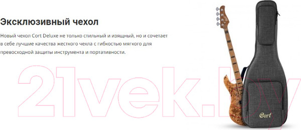 Изображение товара Бас-гитара Cort GB-Modern-4-OPCG (серый, с чехлом)