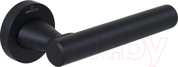Изображение товара Ручка дверная Cebi Nora Smooth МР24 (гладкая, черный)
