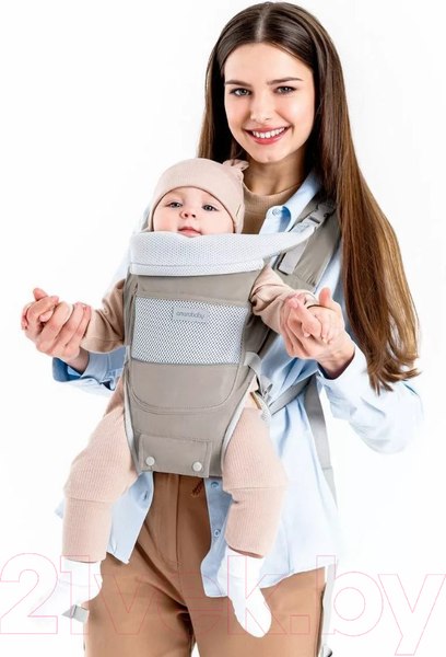Изображение товара Эрго-рюкзак Amarobaby Carry / AB22-30CARRY/11 (серый)