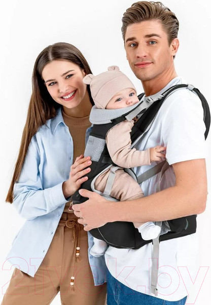 Изображение товара Эрго-рюкзак Amarobaby Carry / AB22-30CARRY/09 (черный)