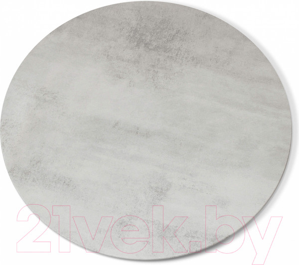 Изображение товара Обеденный стол Sheffilton SHT-TU43/TT 80 МДФ (черный муар/бетон светлый)