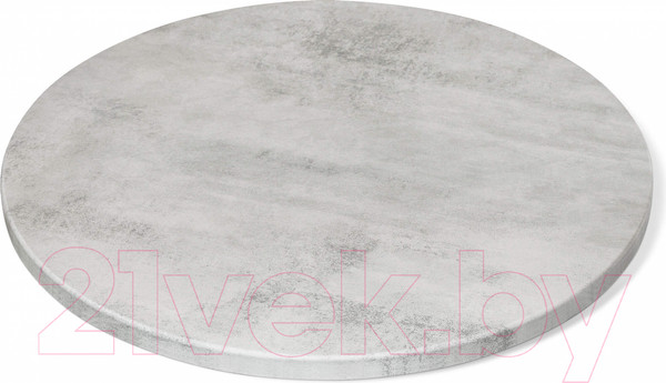 Изображение товара Обеденный стол Sheffilton SHT-TU43/TT 80 МДФ (черный муар/бетон светлый)