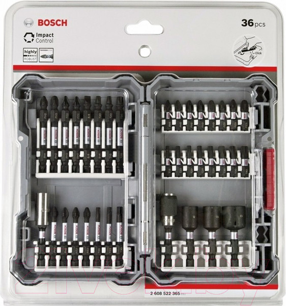 Изображение товара Набор головок, бит Bosch 2.608.522.365