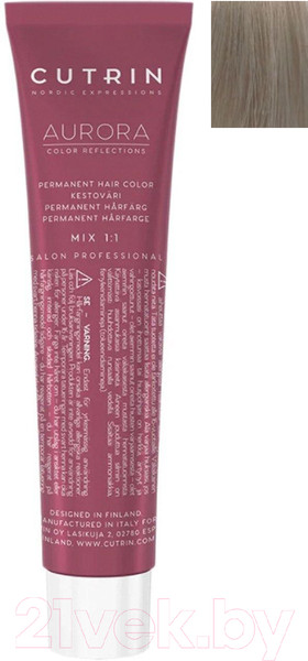 Изображение товара Крем-краска для волос Cutrin Aurora Permanent Hair Color 11.16 (60мл)