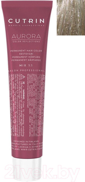 Изображение товара Крем-краска для волос Cutrin Aurora Permanent Hair Color 8.1 (60мл)