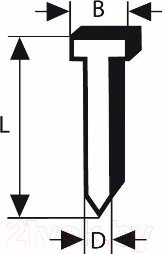 Изображение товара Гвозди для степлера Bosch 2.608.200.502