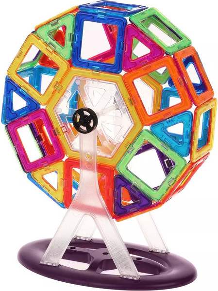 Изображение товара Конструктор магнитный On Time Колесо обозрения / 45075