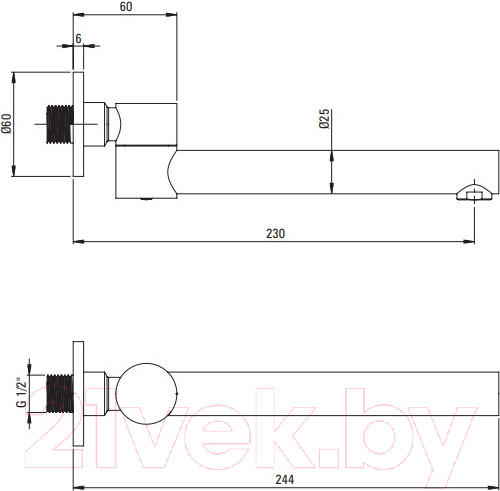 Изображение товара Излив Deante Cascada NAC 087K