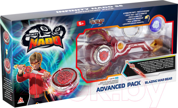 Изображение товара Игрушка детская Infinity Nado Волчок Эпик Лончер Адвансд Blazing Bear / 40603