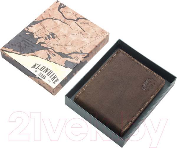 Изображение товара Портмоне Klondike 1896 John / KD1005-03 (темно-коричневый)