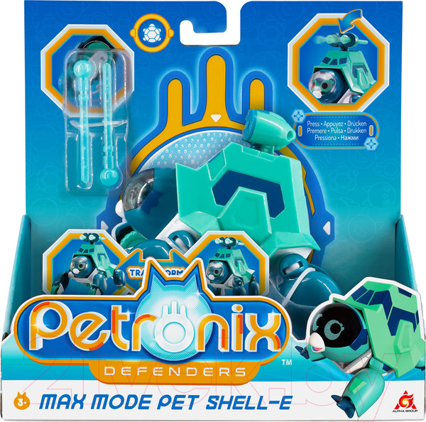 Изображение товара Фигурка коллекционная Petronix Питомец-трансформер 2 в 1 Шэлли / 40611