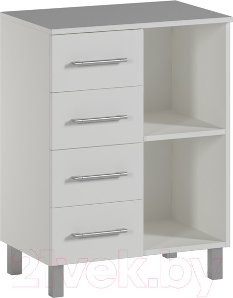 Изображение товара Тумба для ванной Genesis Мебель 60x40x80 (белый)