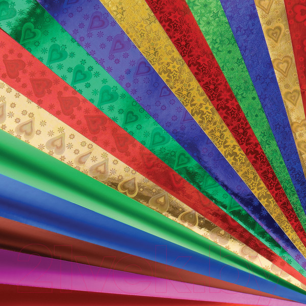 Изображение товара Набор цветной бумаги Мульти-пульти Енот в космосе / Ф19А4_38727 (19цв)